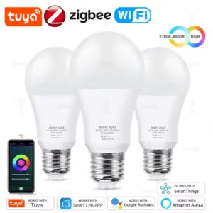 Ampoule LED connectée – WiFi & Zigbee – Alexa & Google Home